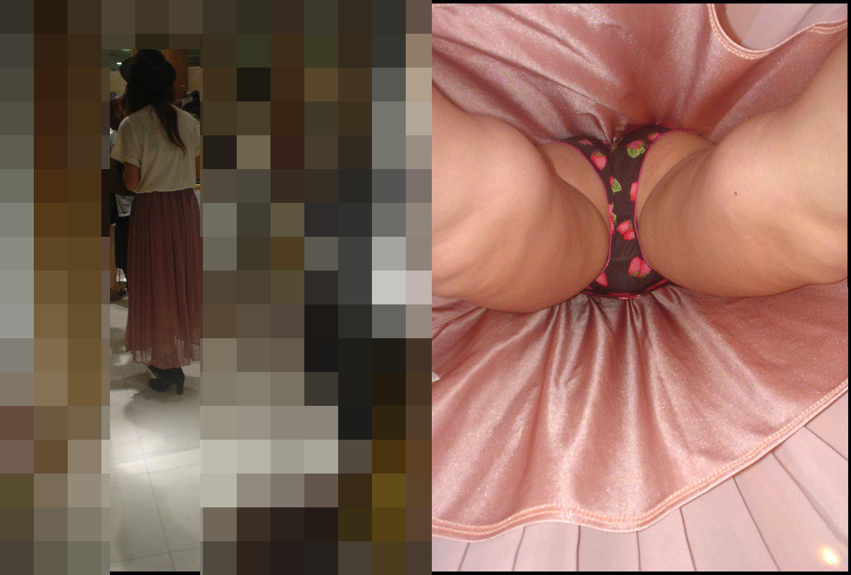 【パンチラエロ画像】アパレル系美人ショップ店員さんのパンツが丸見え逆さ撮りがヤバイｗｗｗ-11