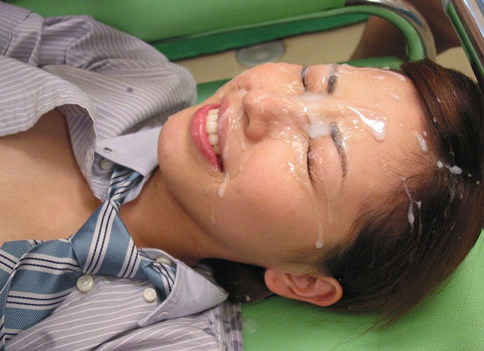 【JK顔射エロ画像】女子校生の顔に濃厚ザーメンをぶっかける満足度は計り知れないｗｗｗ-18