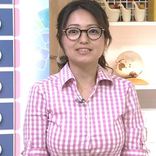 【テレビキャプエロ画像】気象予報士の福岡良子さんの服のボタンが弾けそうな着衣巨乳が素晴らしいｗｗｗ