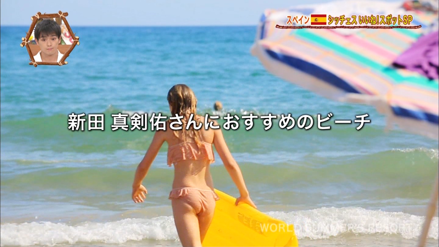 【放送事故】『世界さまぁ〜リゾート』で海外美女の乳首がモロ映ってしまうｗｗｗ-10