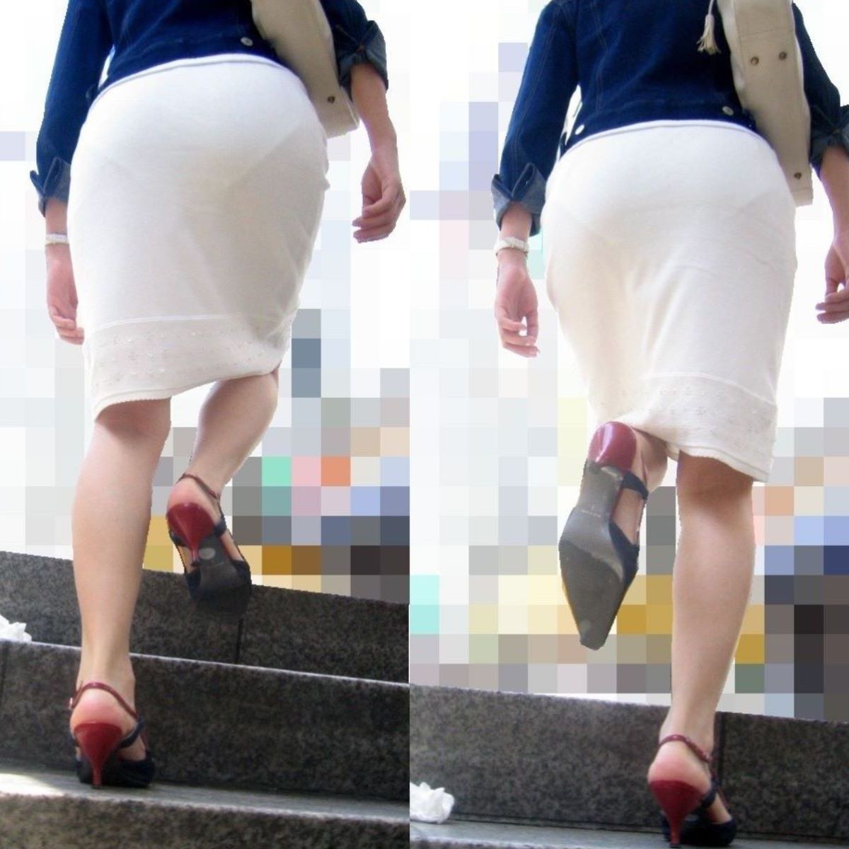 【透けパンエロ画像】目を疑うほど素人女性の下着が透けてるので興奮しまくりｗｗｗ-08