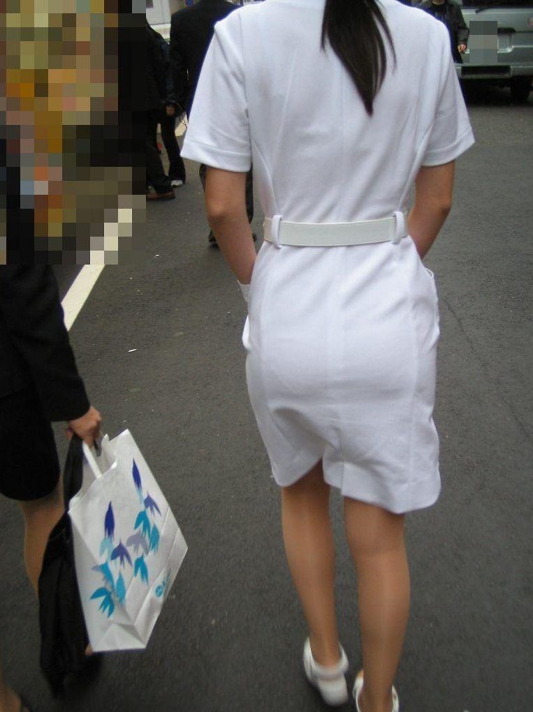 【ナースエロ画像】可愛い看護師さんの透けパン＆透けブラが堪らな過ぎるｗｗｗ-18